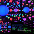RGB kirtani da aka lallasa pixel ball don hasken Kirsimeti